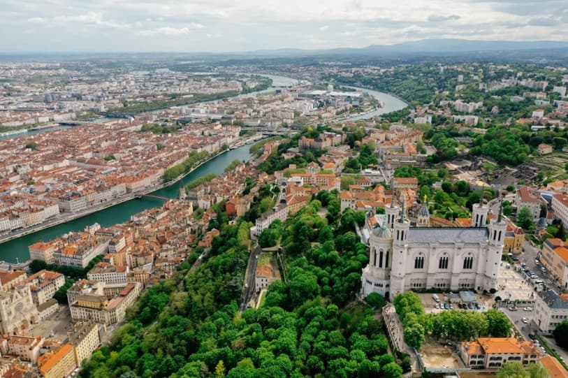 Lyon skyline